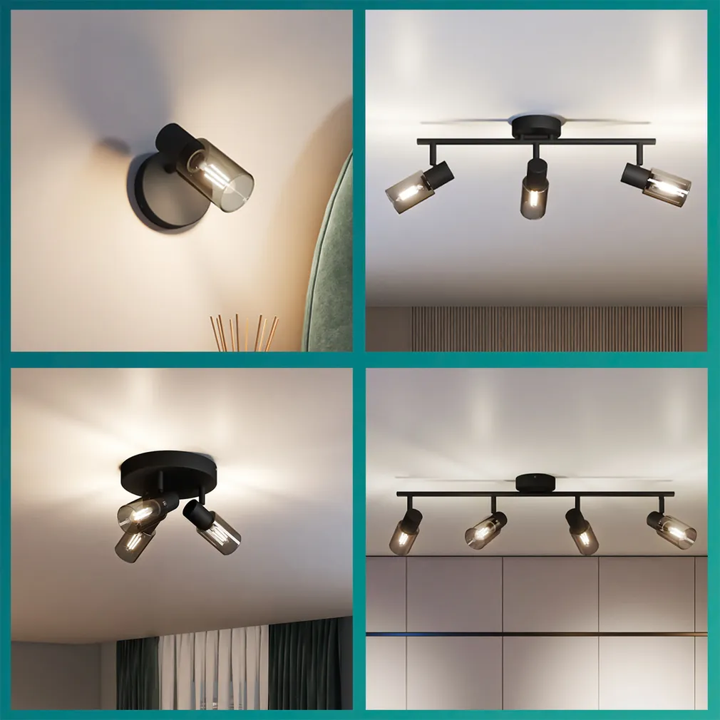 KOHTVALGUSTI PALMS SPOT 2X25W MUST