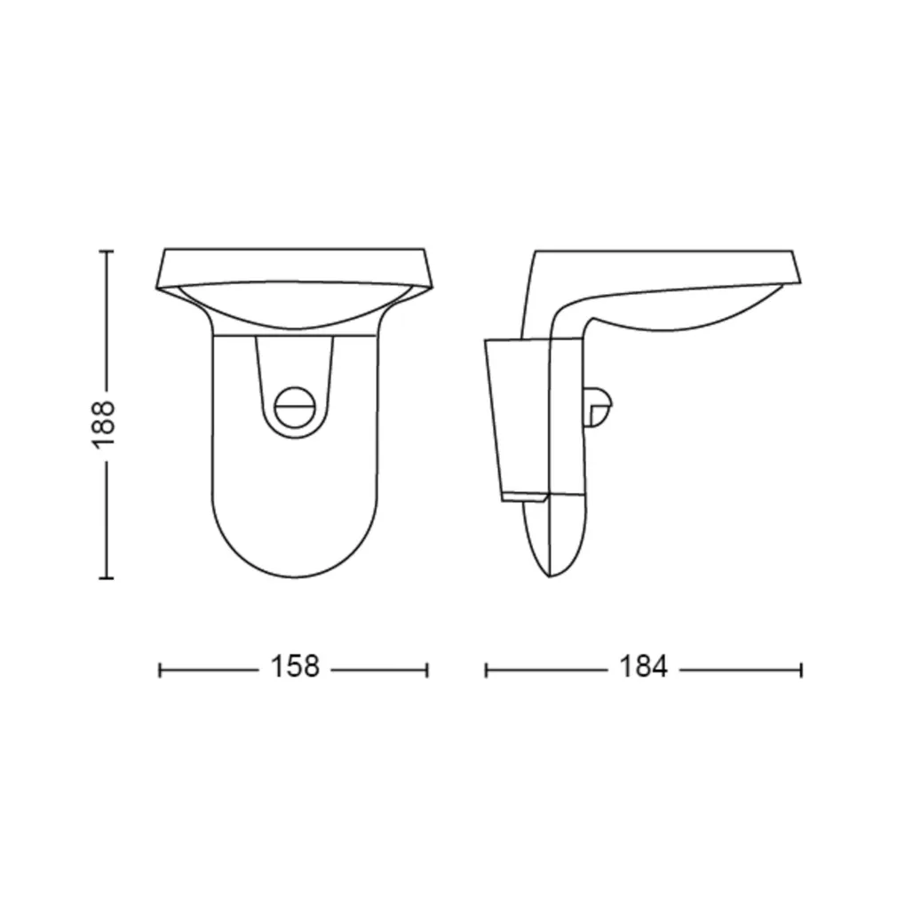 VÄLISVALGUSTI TYLA 1X9W 2700K IR ANTRATSIIT
