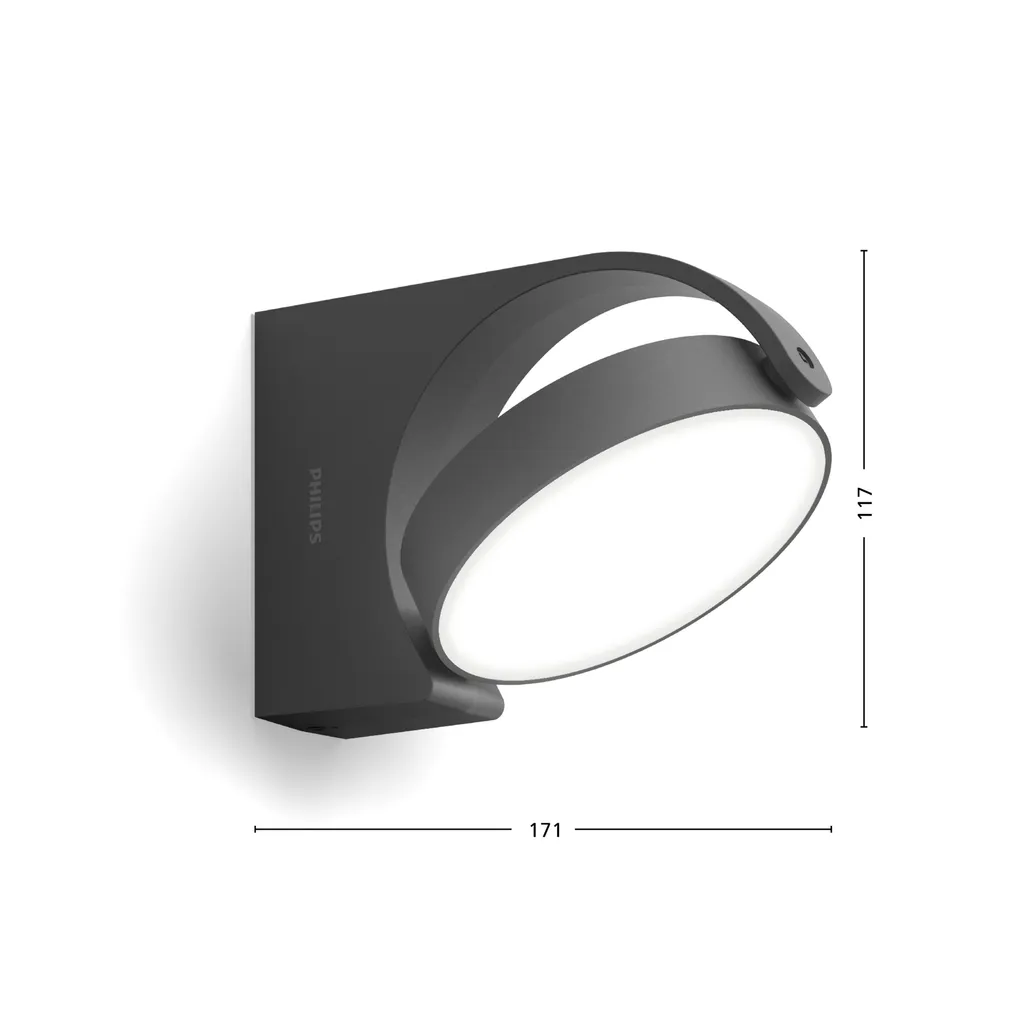 VÄLISVALGUSTI MIMOSA 1X7W 2700K ANTRATSIIT