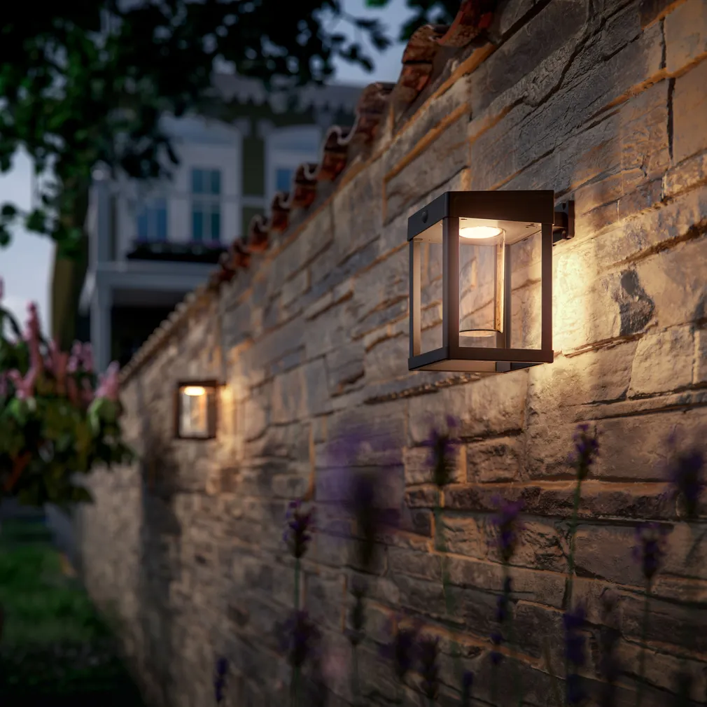 VÄLISVALGUSTI CAMILL SR 1.4W 3000K CL IR RUUT MUST