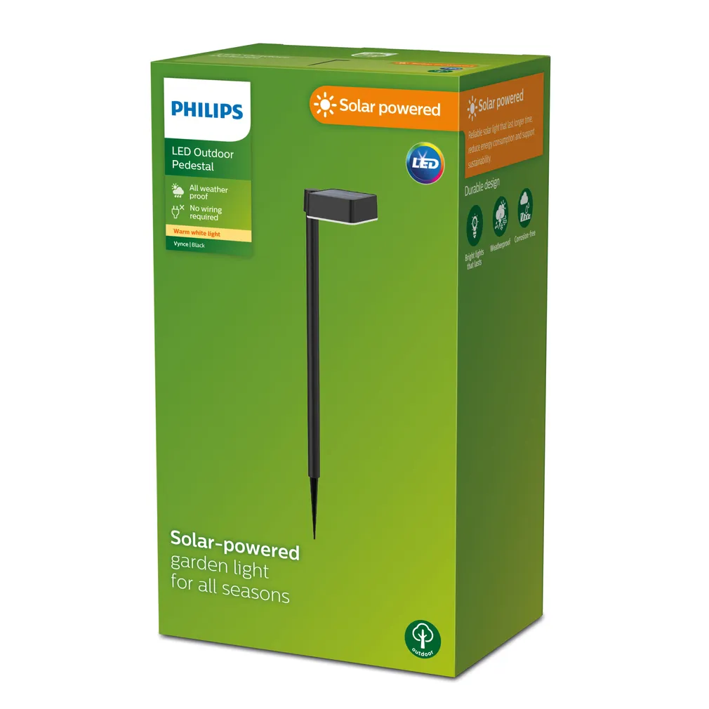 AIAVALGUSTI VYNCE SR 1.5W 2700K RUUT MUST