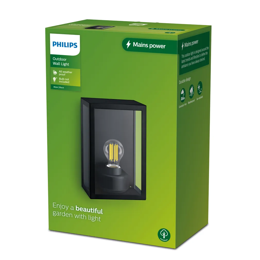 VÄLISVALGUSTI ALZOR MAX 25W MUST