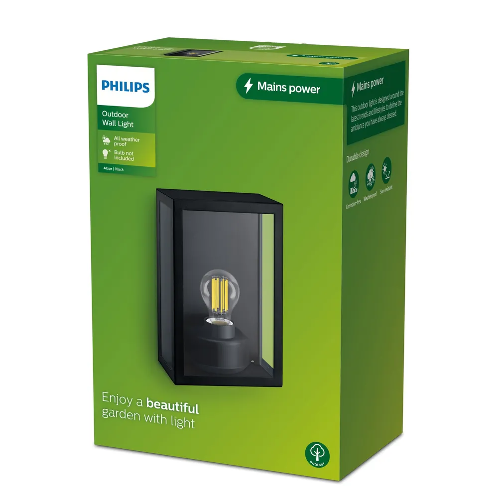 VÄLISVALGUSTI ALZOR MAX 25W MUST