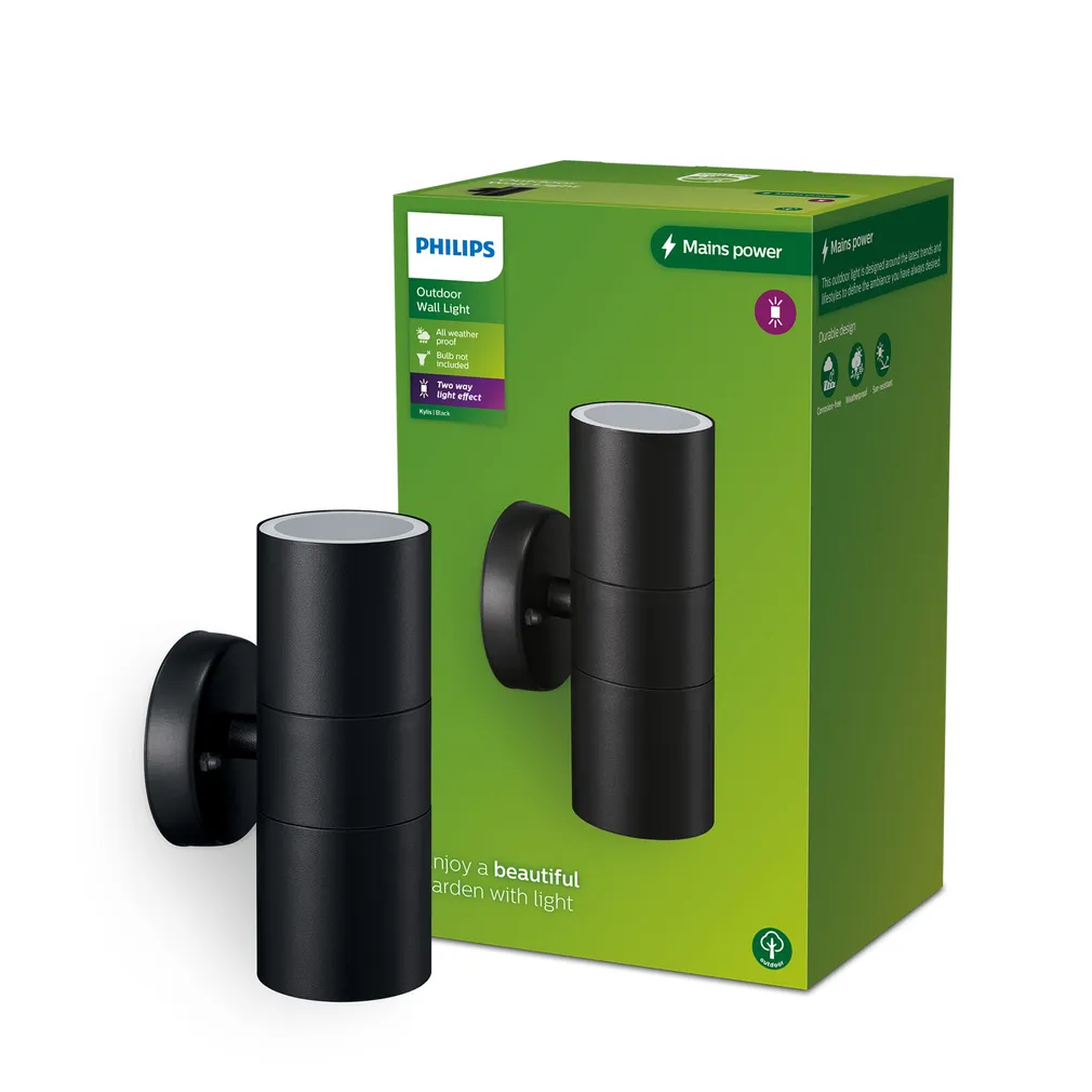 VÄLISVALGUSTI KYLIS 2X MAX 25W MUST