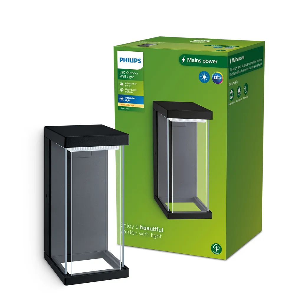 VÄLISVALGUSTI KYRIE 12W 2700K MUST