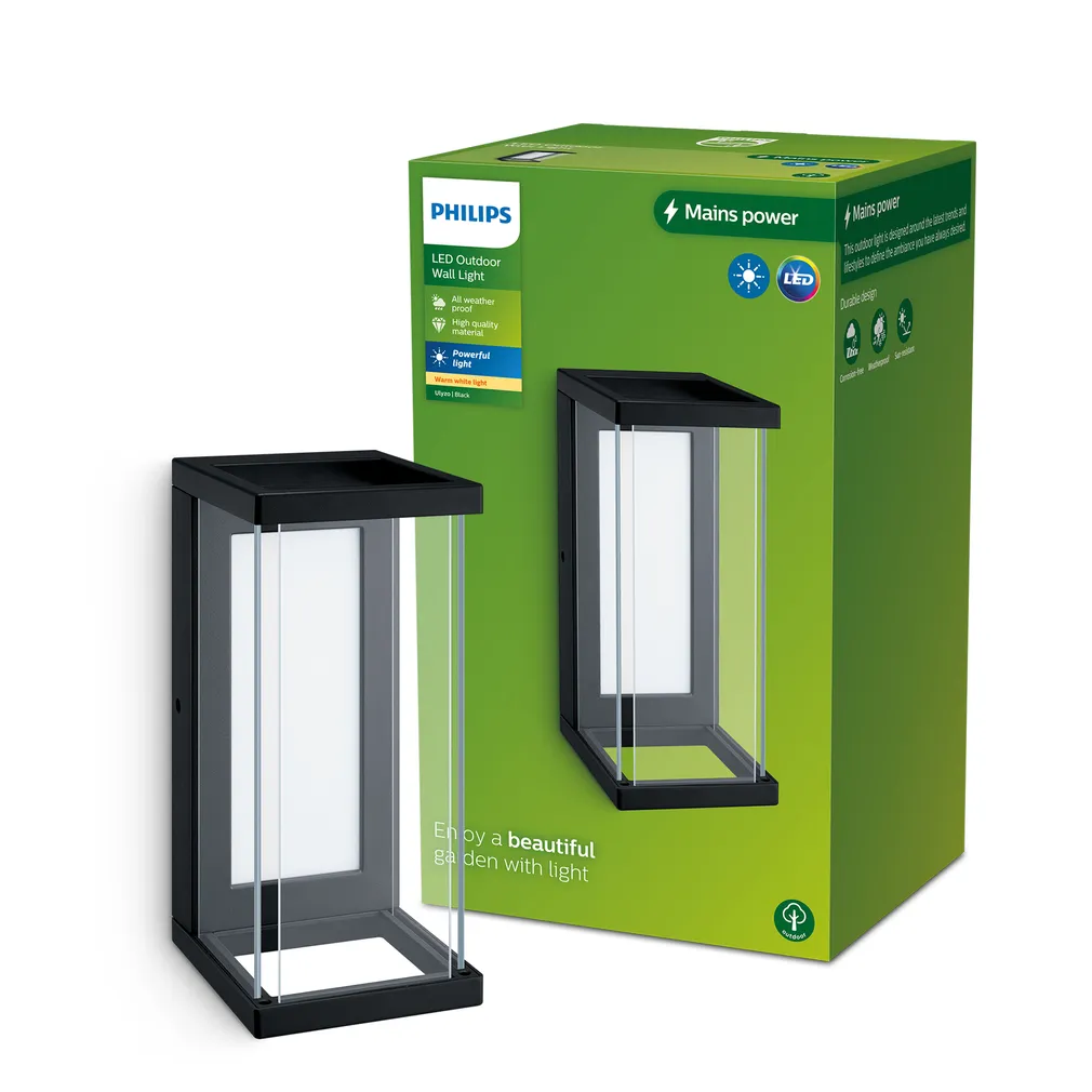 VÄLISVALGUSTI ULYZO 12W 2700K MUST