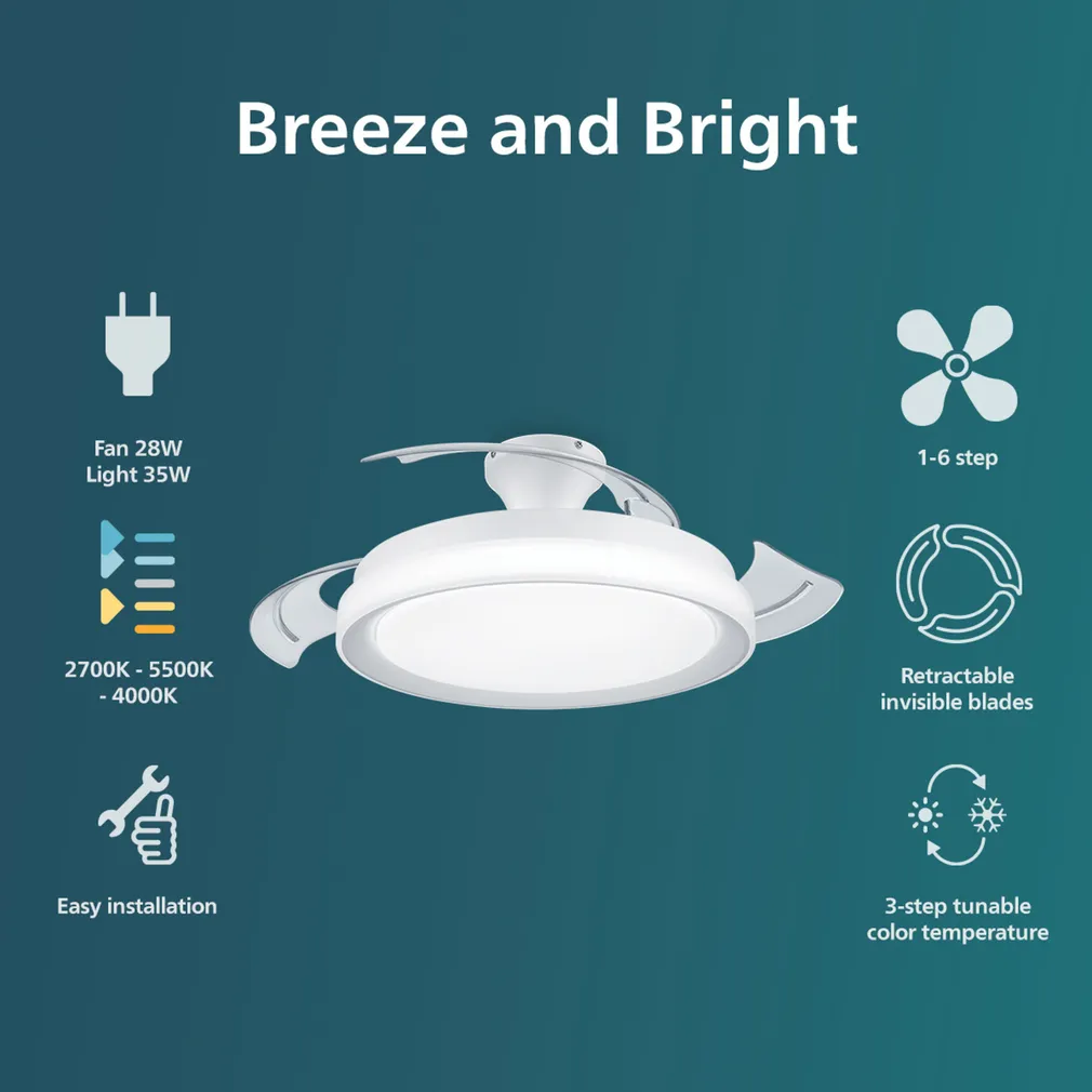 LAELAMP BLISS DC 28W+35W VALGE