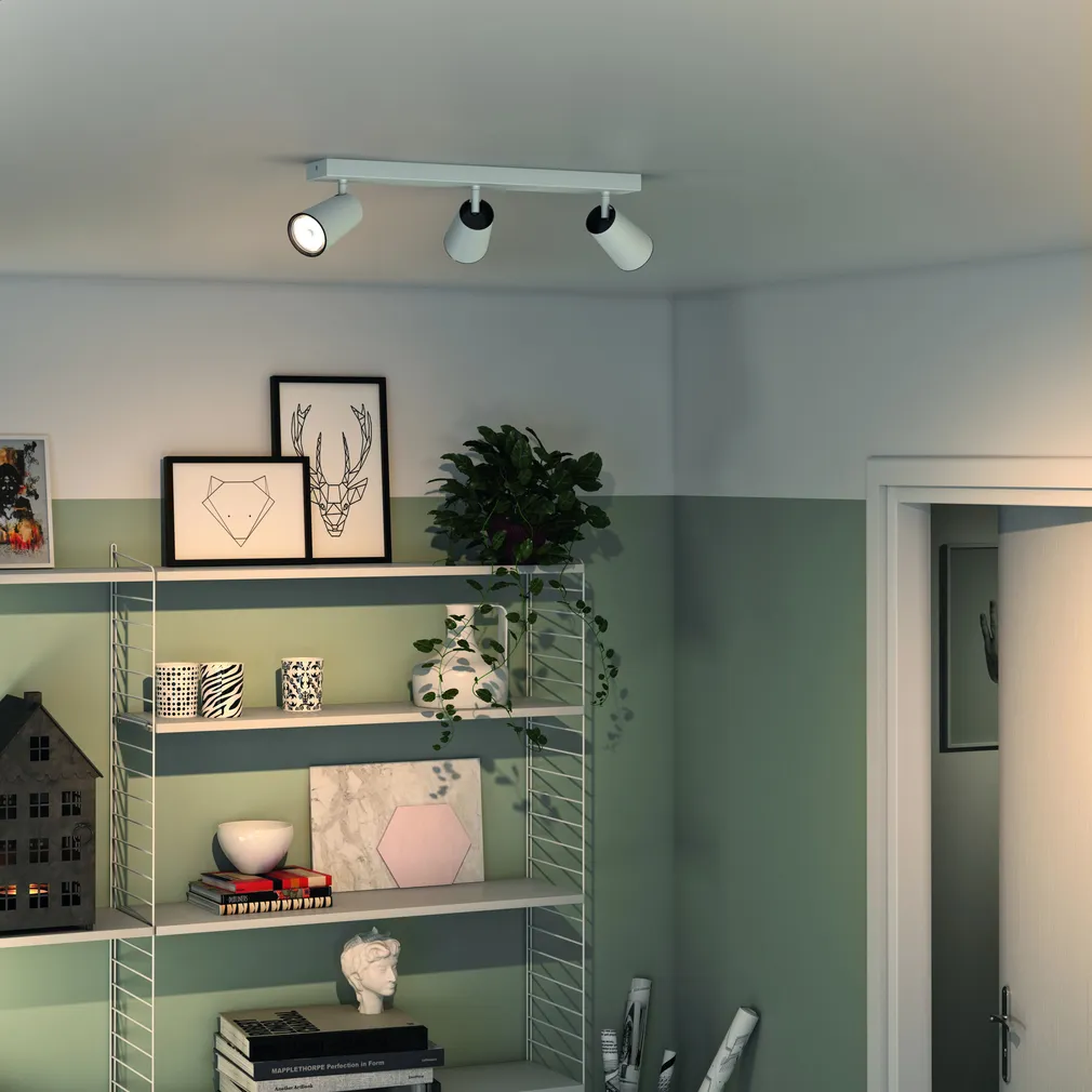 KOHTVALGUSTI PAISLEY 3XNW 230V VALGE