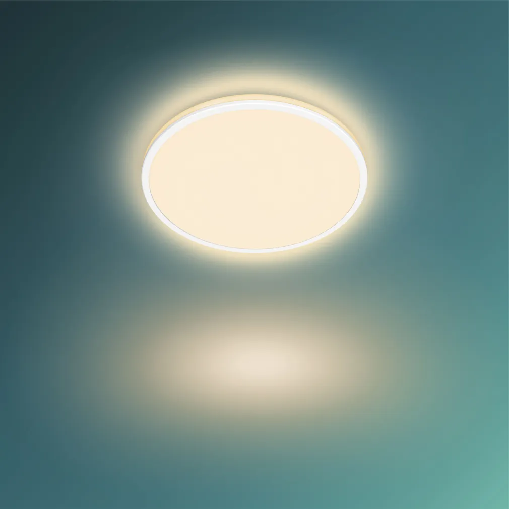 PLAFOON OZZIET CL570 SS 18W 2700K VALGE