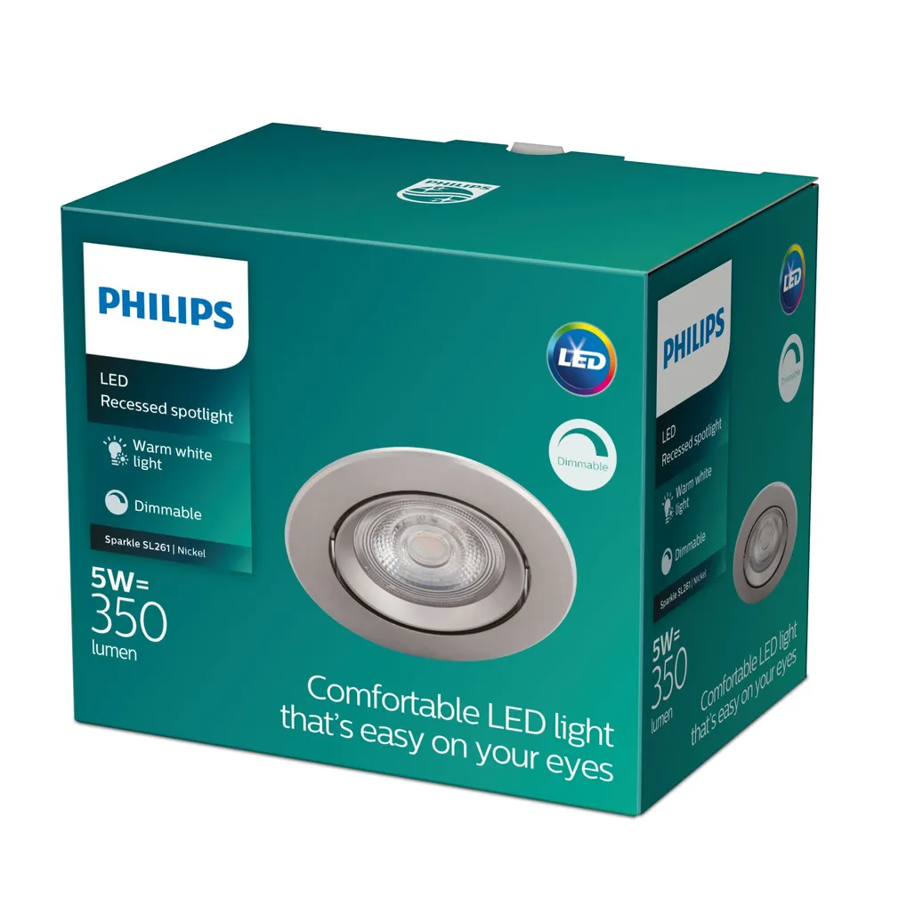 ALLVALGUSTI SPARKLE SL261 070 5W 2700K L NIKKEL 3TK