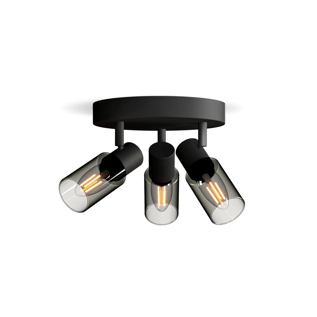 KOHTVALGUSTI PALMS SPOT 3X25W ÜMMARGUNE MUST