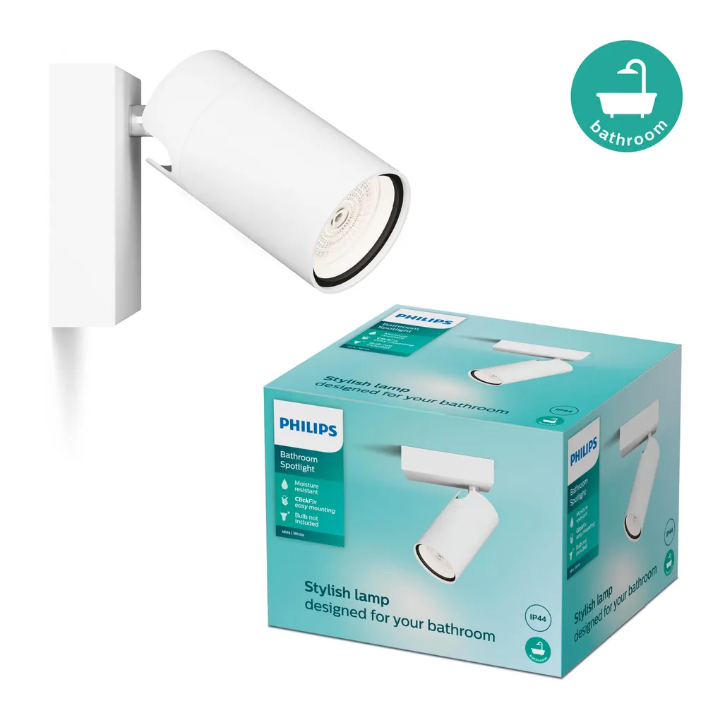 KOHTVALGUSTI KOSIPO SPOT 5W IP44 VALGE