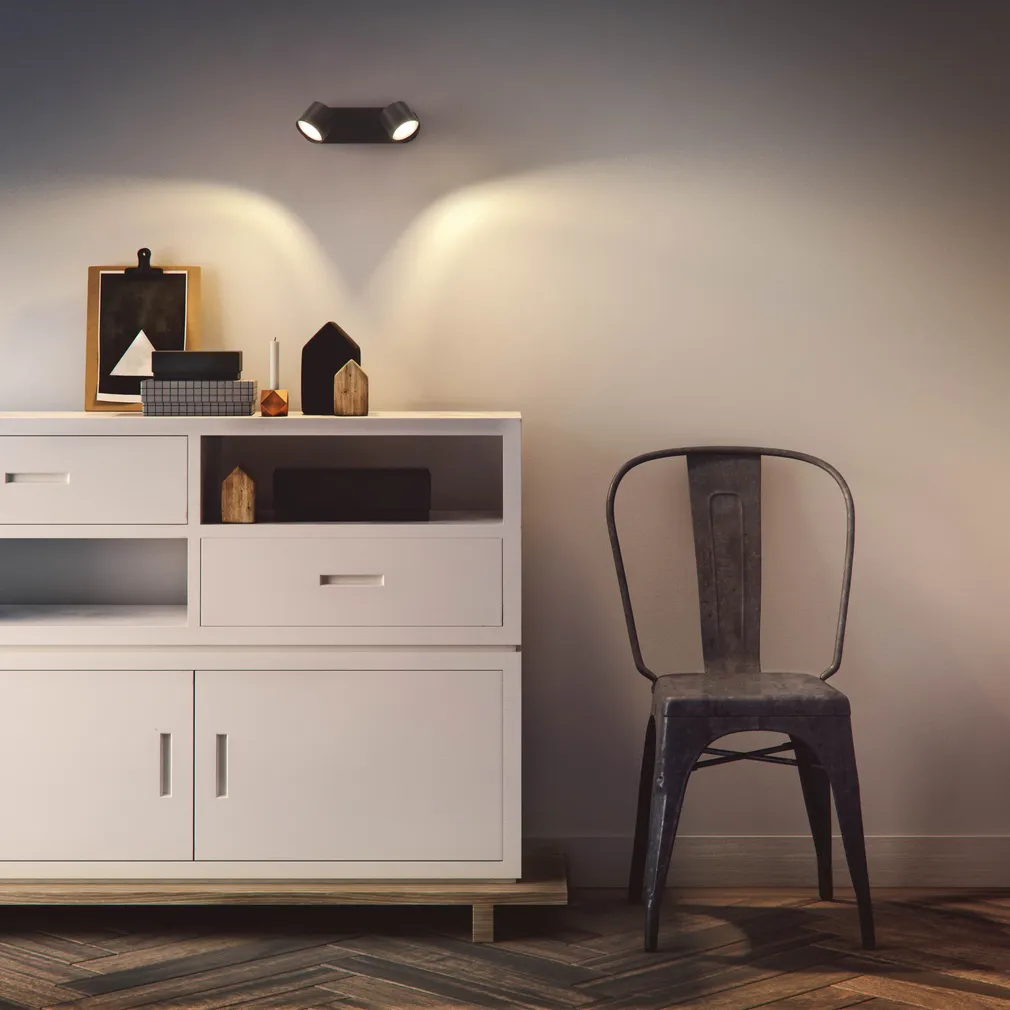 KOHTVALGUSTI STAR 2X4.5W SELV MUST