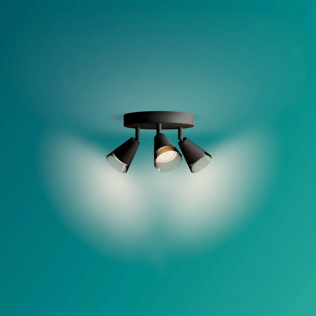 KOHTVALGUSTI CLEFT SPOT 3X35W ÜMMARGUNE MUST