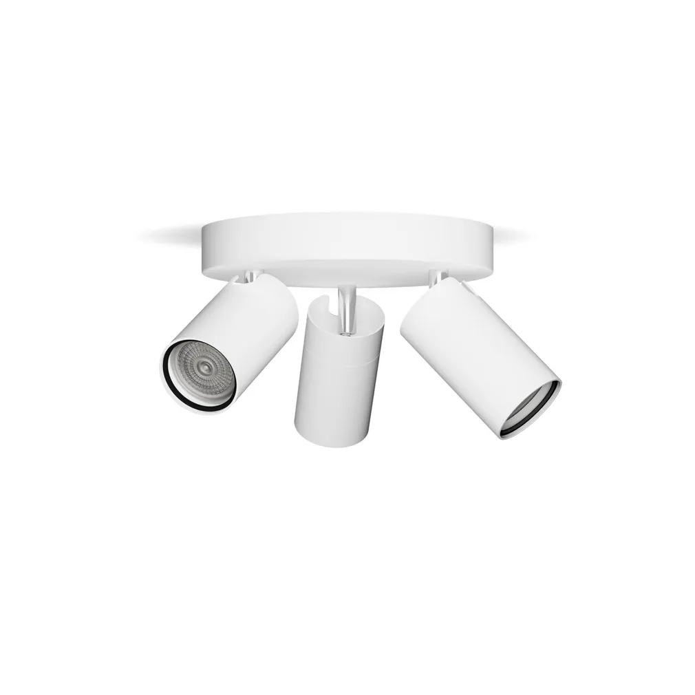 KOHTVALGUSTI KOSIPO SPOT 3X5W IP44 ÜMMARGUNE VALGE