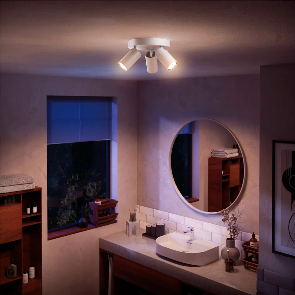 KOHTVALGUSTI KOSIPO SPOT 3X5W IP44 ÜMMARGUNE VALGE