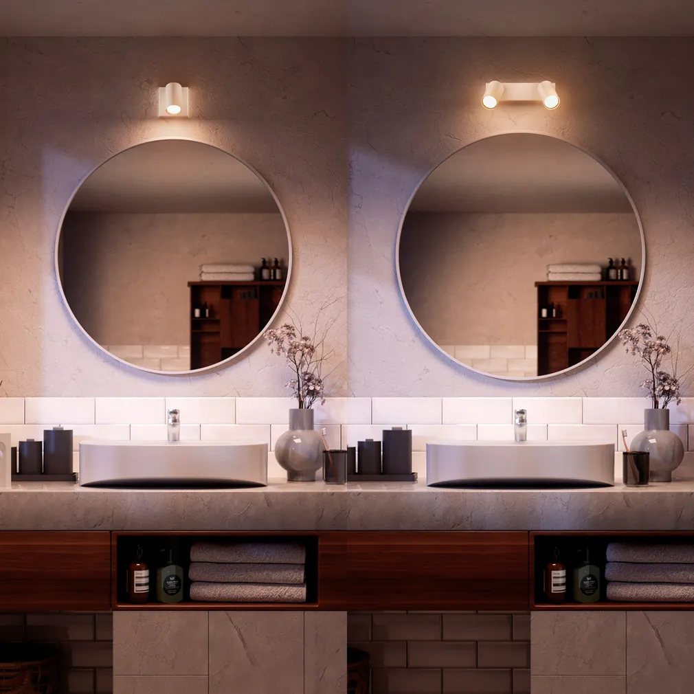 KOHTVALGUSTI KOSIPO SPOT 3X5W IP44 ÜMMARGUNE VALGE