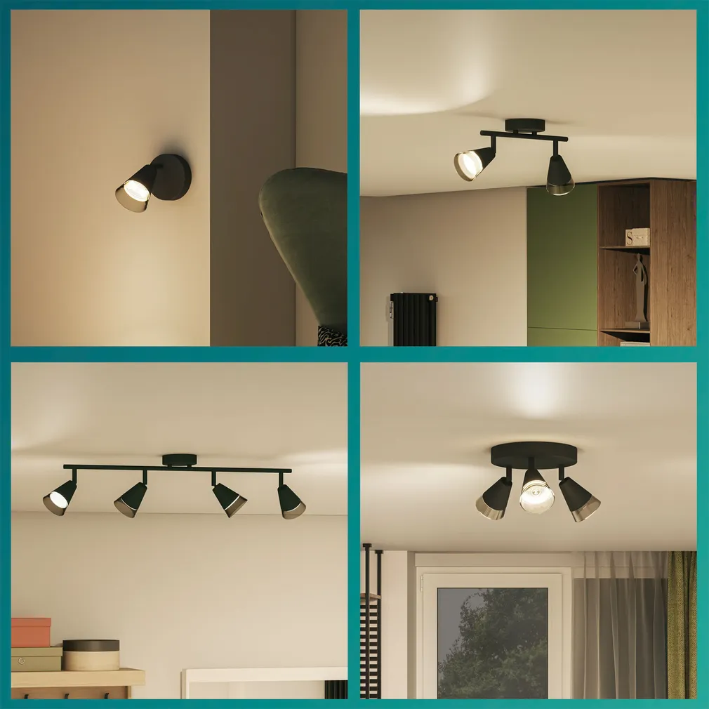 KOHTVALGUSTI CLEFT SPOT 3X35W MUST