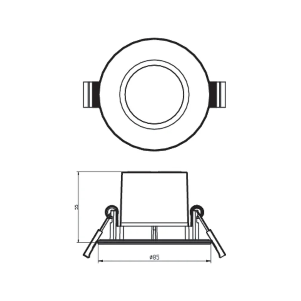 ALLVALGUSTI DIVE SL261 070 5W 2700K IP65L NIKKEL 3TK