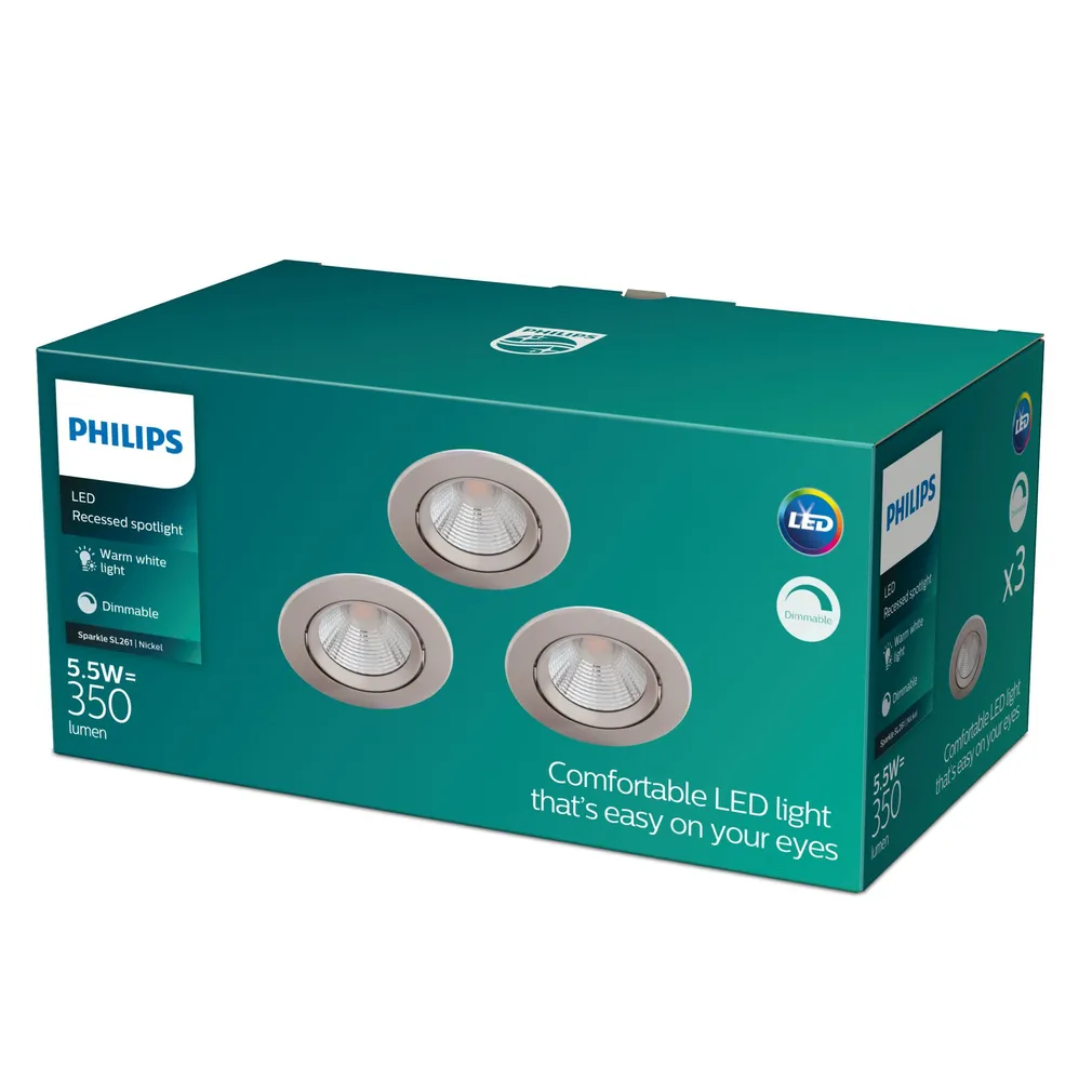 ALLVALGUSTI SPARKLE SL261 070 5.5W 2700K R NIKKEL 3TK