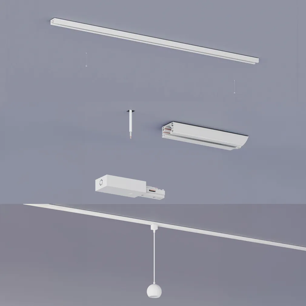 SIINIVALGUSTI RIPUTI EASYLINK COLBY PD 1X5W VALGE