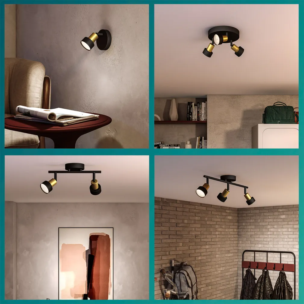 KOHTVALGUSTI CONDUIT SPOT 4X35W MUST-MESSING