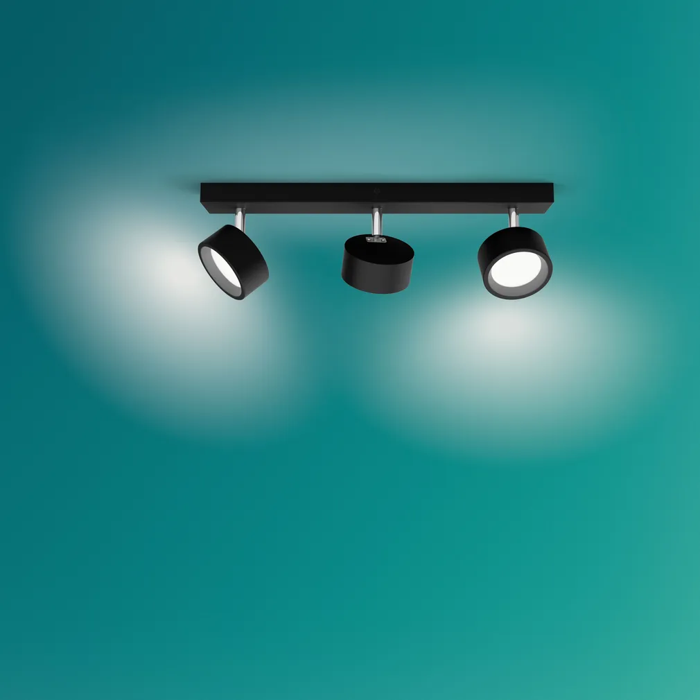 KOHTVALGUSTI BRACIA SPOT 3X5.5W 2700K MUST