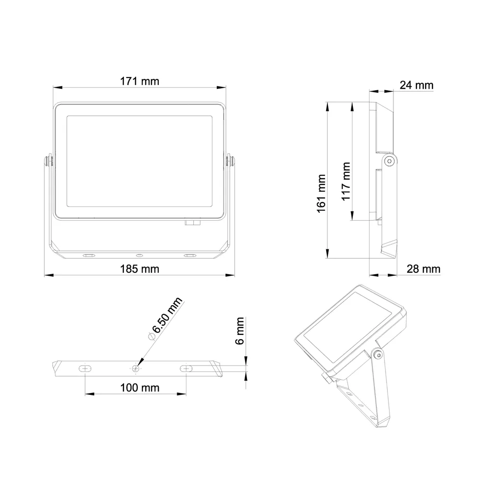 LED PROŽEKTOR PROJECTLINE 30W 3000K