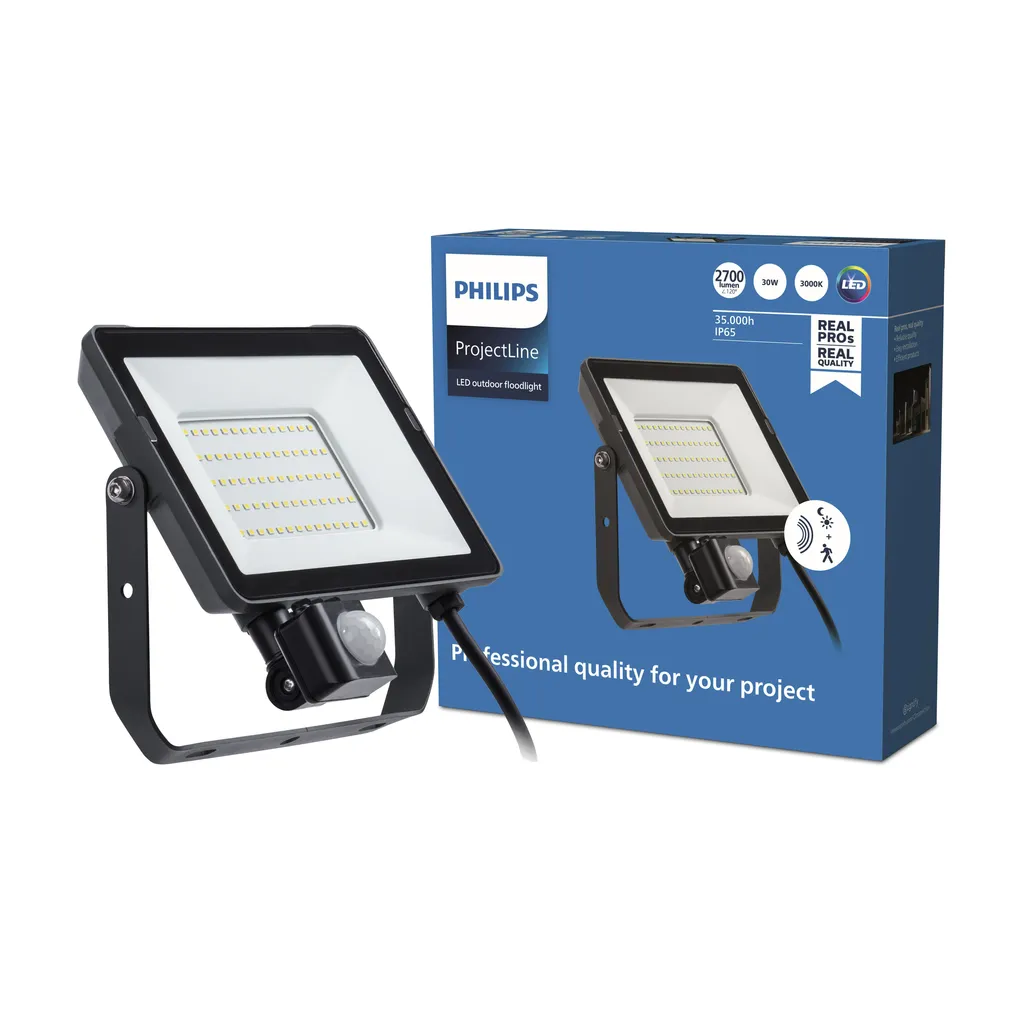 LED PROŽEKTOR PROJECTLINE 30W 3000K SENSOR