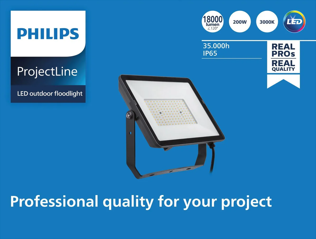 LED PROŽEKTOR PROJECTLINE 200W 3000K