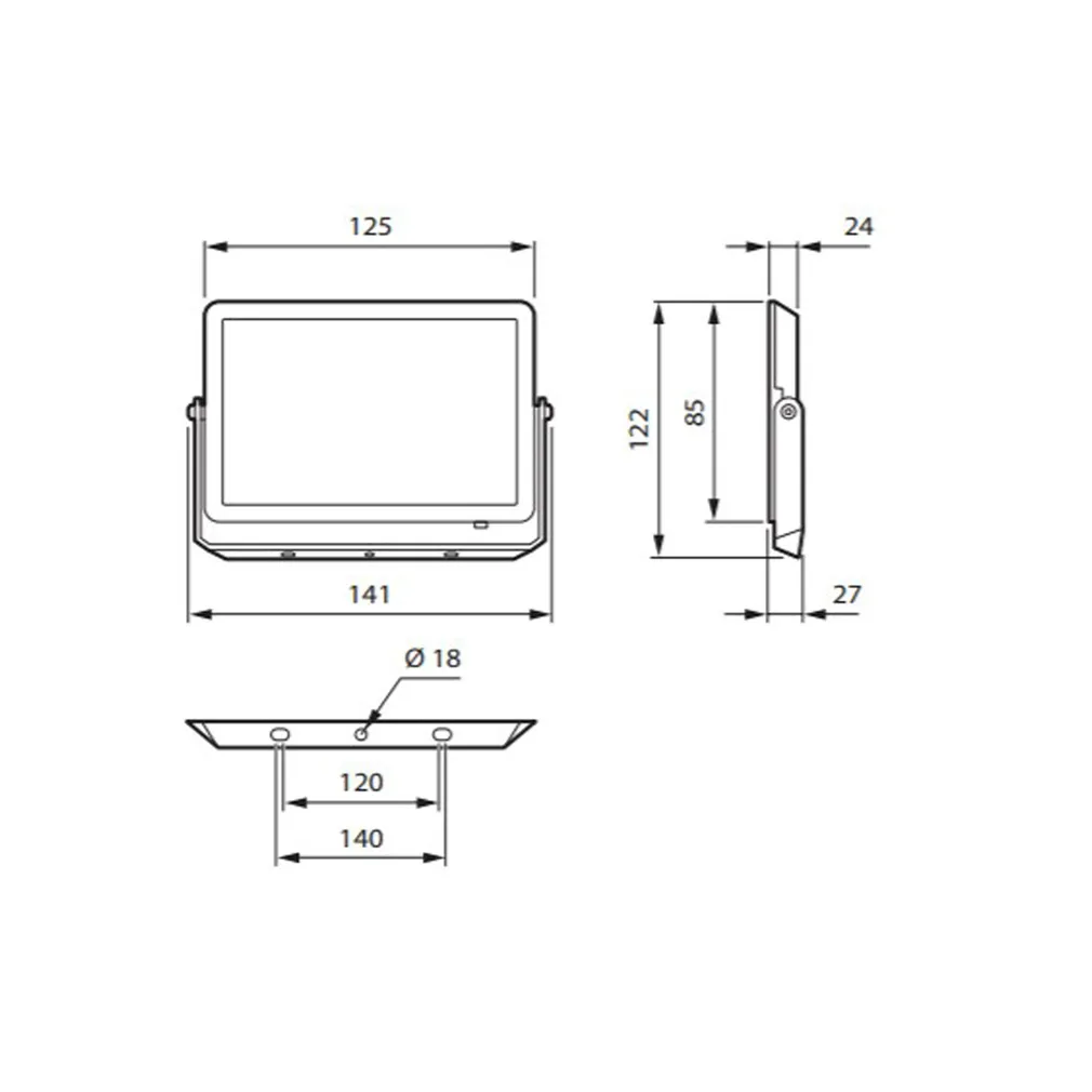 LED PROŽEKTOR PROJECTLINE 20W 4000K