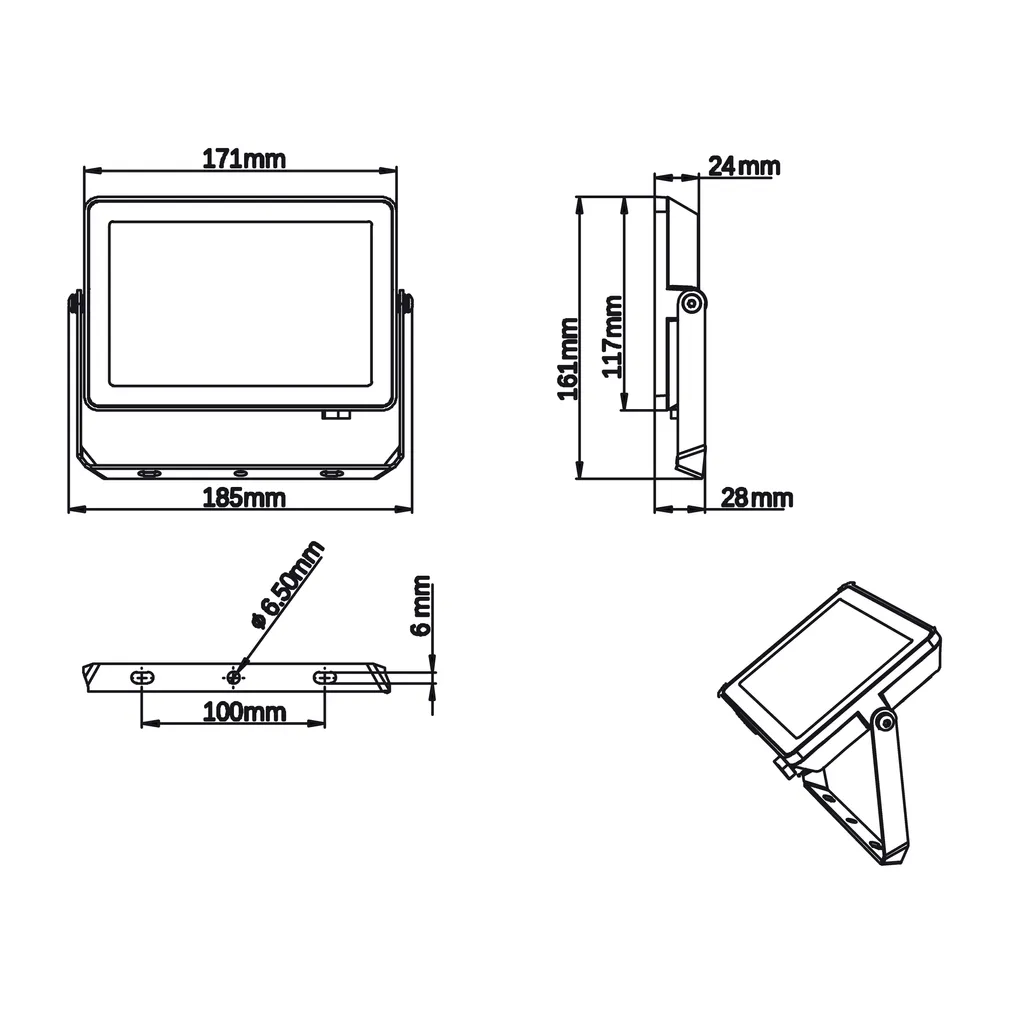 LED PROŽEKTOR PROJECTLINE 30W 4000K