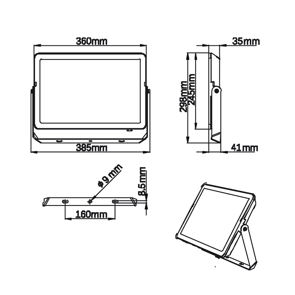 LED PROŽEKTOR PROJECTLINE 150W 4000K