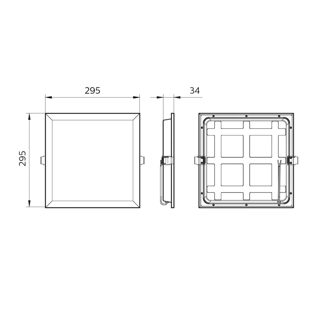 LED PANEEL PROJECTLINE 30X30 1200LM 4000K
