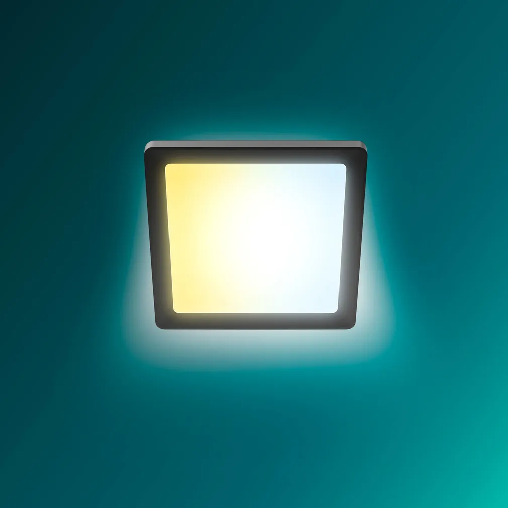 PLAFOON VALEN CL650 17W 22-27-40-6500K RUUT MUST