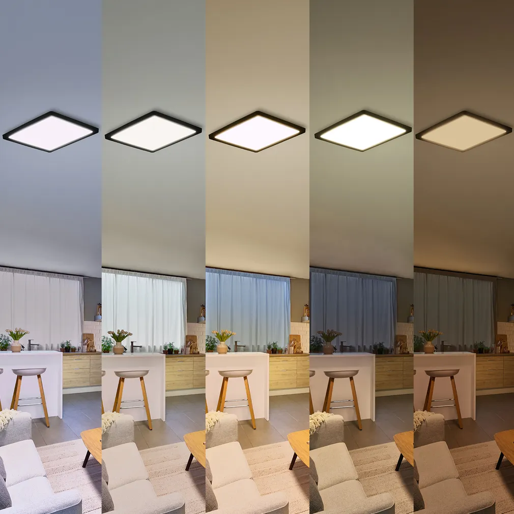 PLAFOON VALEN CL650 17W 22-27-40-6500K RUUT MUST