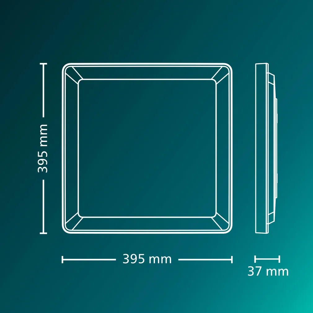 PLAFOON VALEN CL650 17W 22-27-40-6500K RUUT VALGE