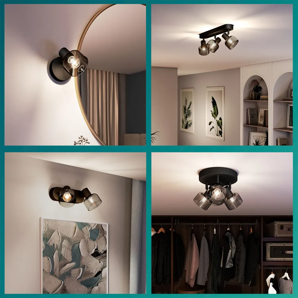 KOHTVALGUSTI SLEET SPOT 4X25W MUST