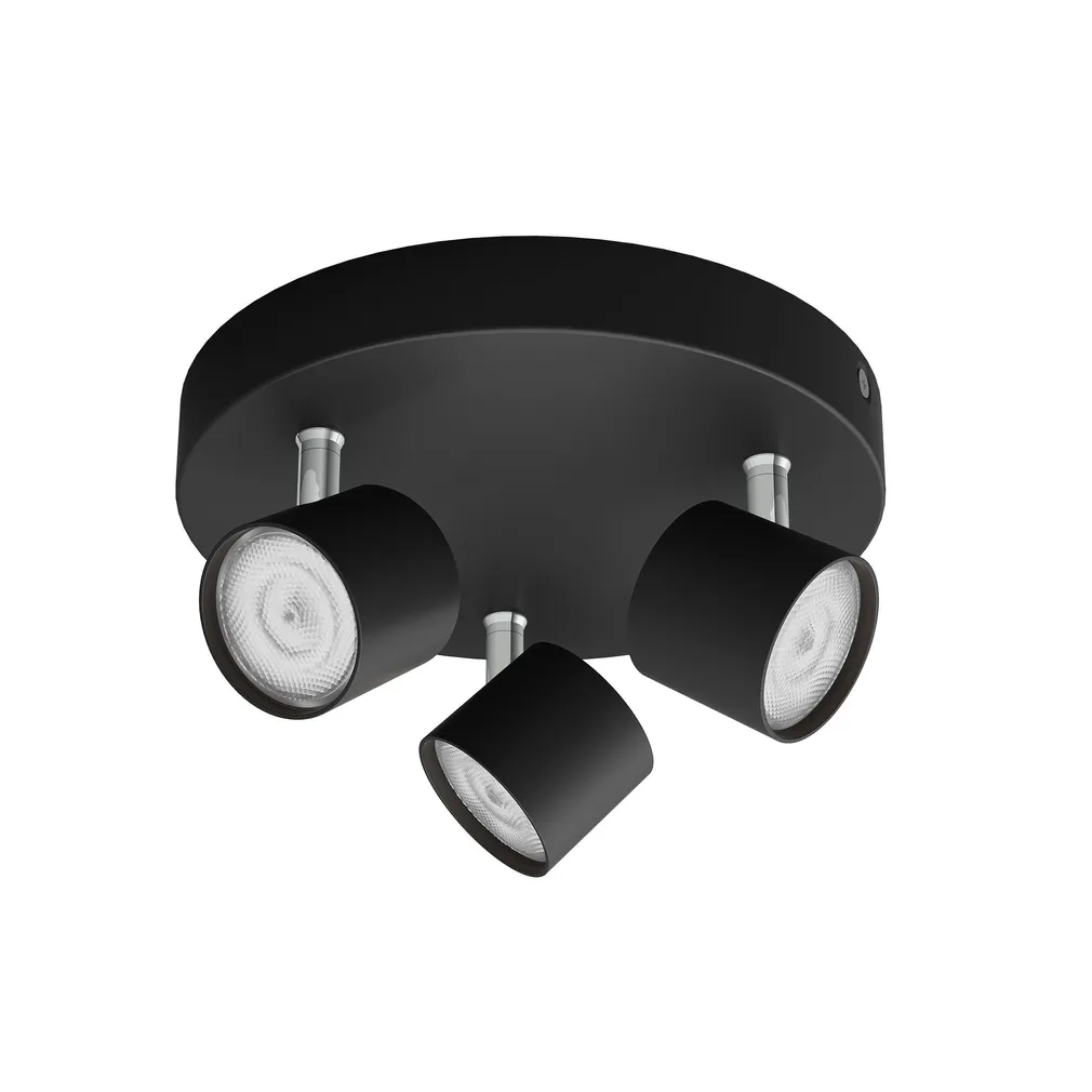 KOHTVALGUSTI STAR 3X4.5W SELV MUST