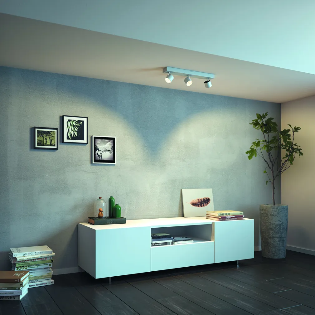 KOHTVALGUSTI STAR 3X4.5W SELV VALGE