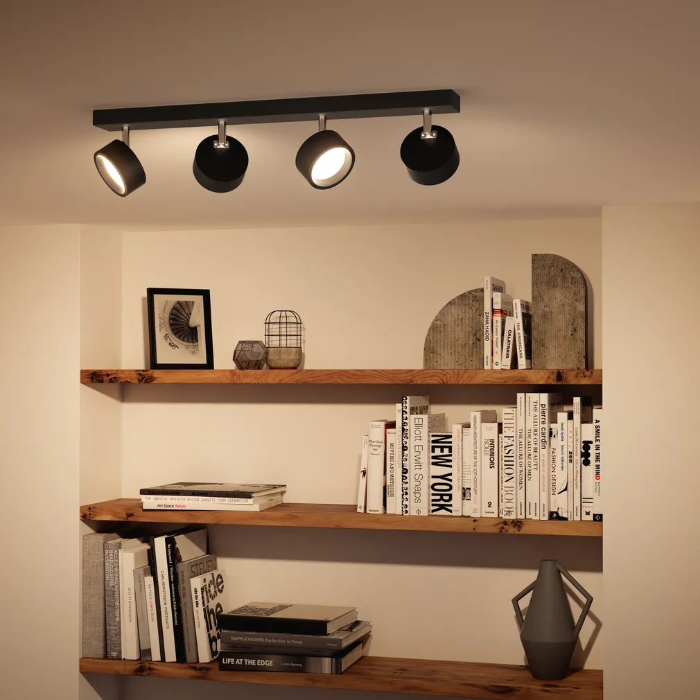 KOHTVALGUSTI BRACIA SPOT 4X5.5W 2700K MUST