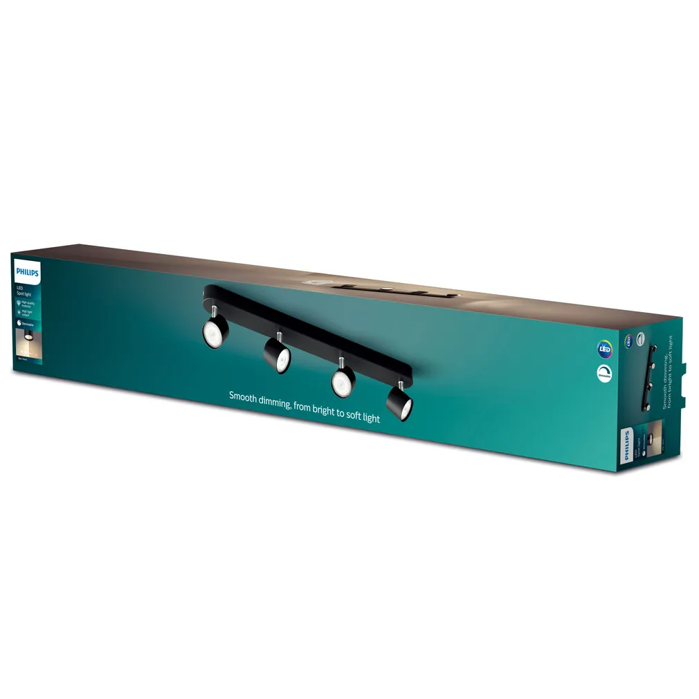 KOHTVALGUSTI STAR 4X4.5W SELV MUST