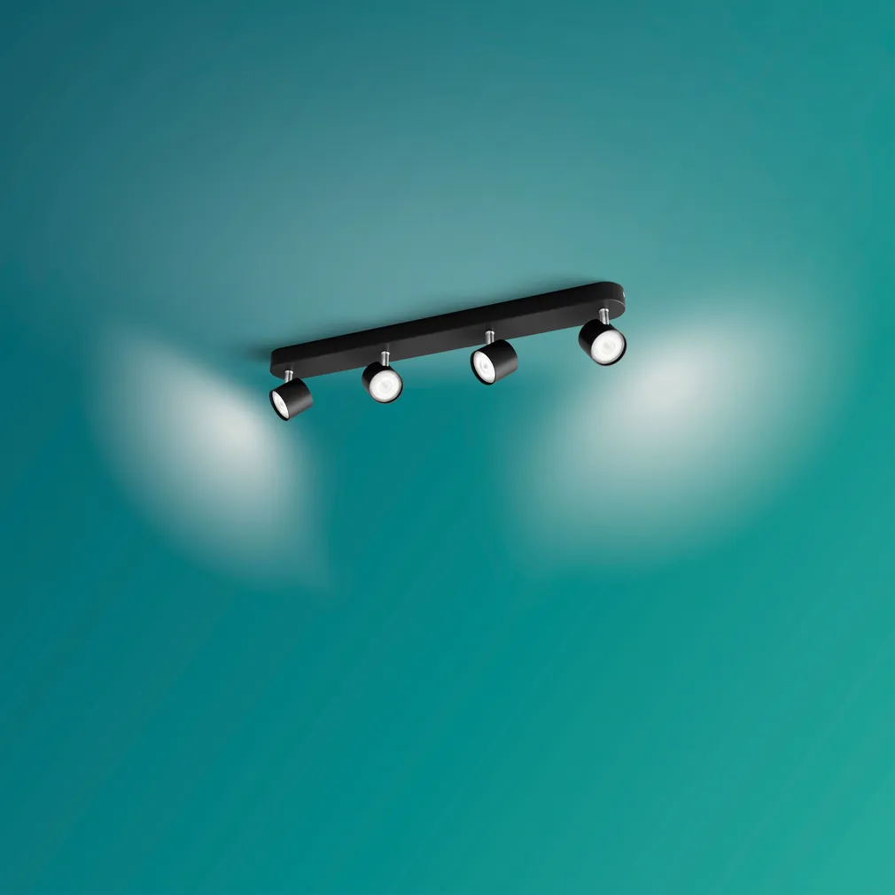 KOHTVALGUSTI STAR 4X4.5W SELV MUST