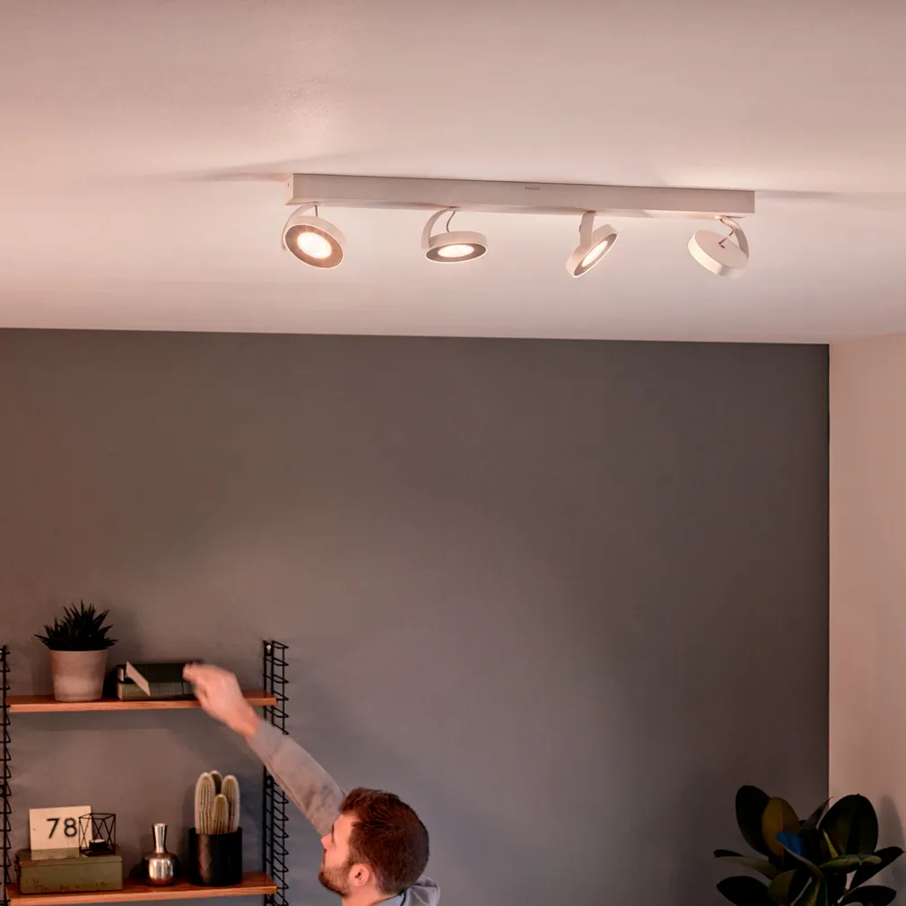 KOHTVALGUSTI CLOCKWORK 4X4.5W SELV VALGE