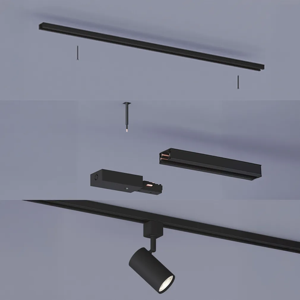 SIINIVALGUSTI EASYLINK ZILO SP 3X5W MUST