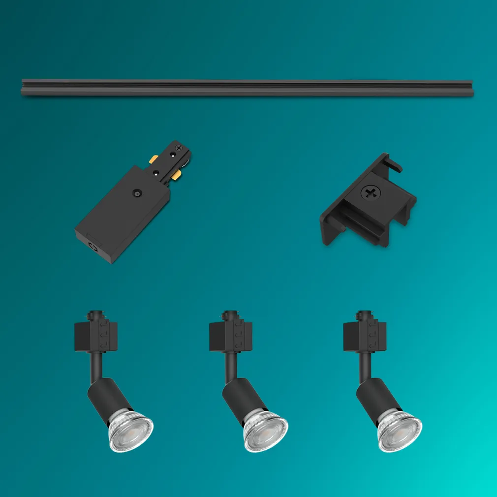 SIINIVALGUSTI EASYLINK TOBIA SP 3X5W MUST