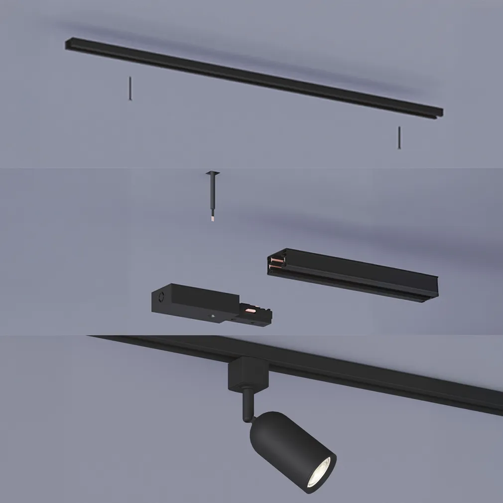 SIINIVALGUSTI EASYLINK SHEA SP 1X5W MUST