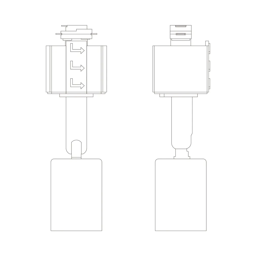 SIINIVALGUSTI EASYLINK TOBIA SP 1X5W MUST