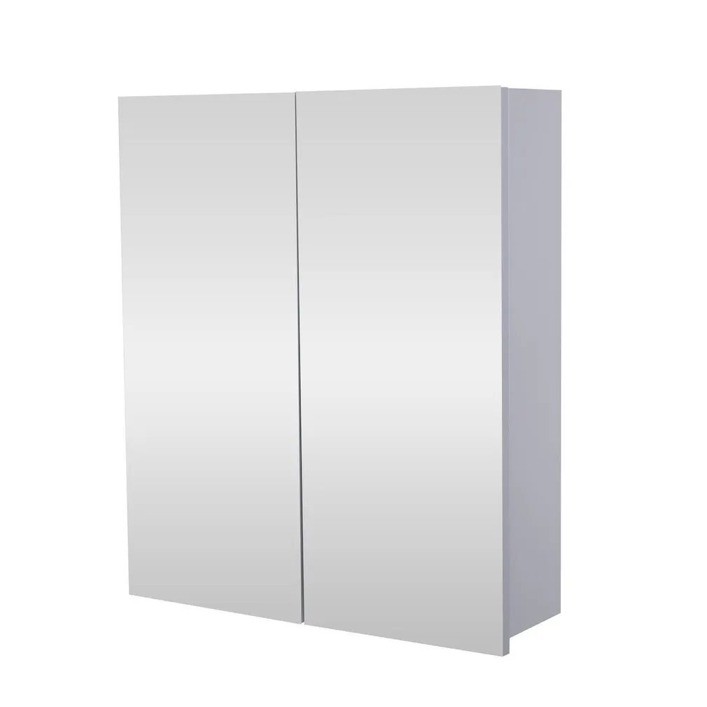 PEEGELKAPP AQUALINE SLIM 60X16X70CM VALGE