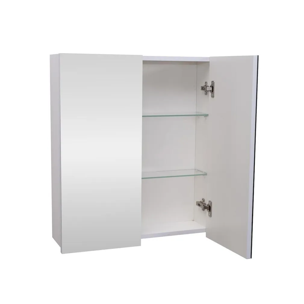 PEEGELKAPP AQUALINE SLIM 60X16X70CM VALGE